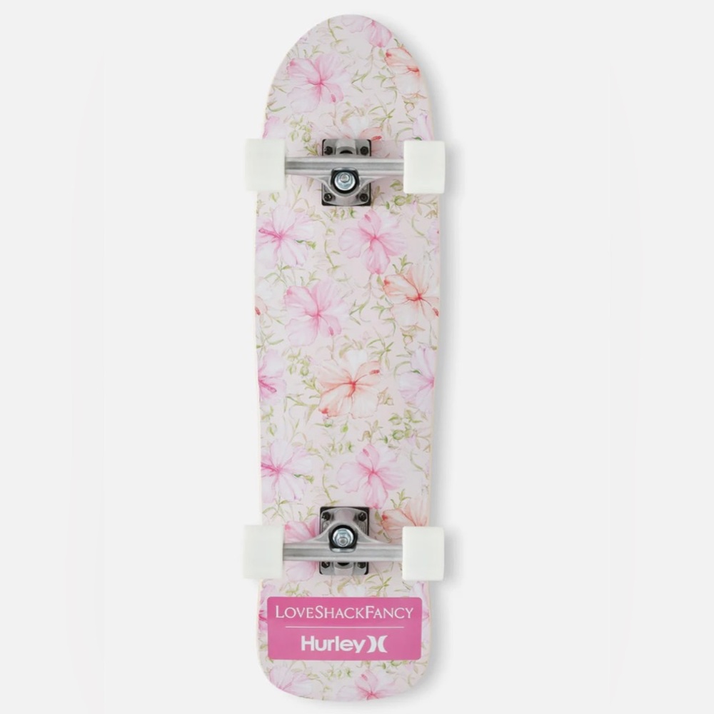 Limited Addition Hurley X LoveShackFancy Skateboard NWT